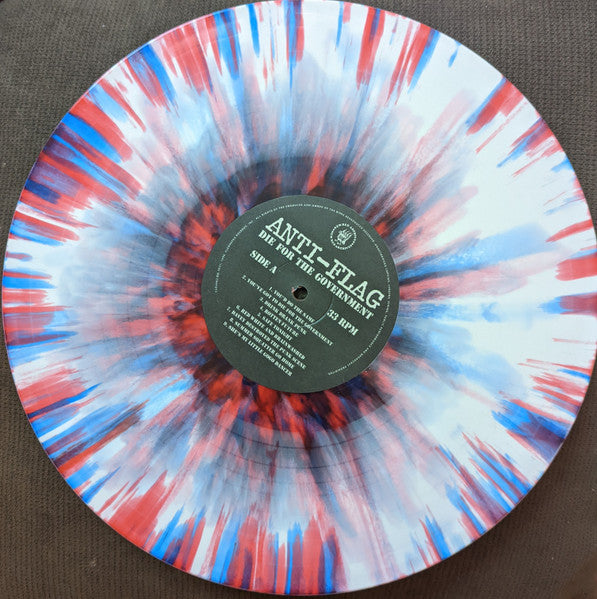 ANTI-FLAG – Die For The Government LP (red/white/blue splatter vinyl)