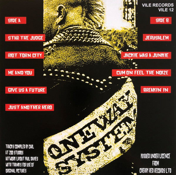 ONE WAY SYSTEM – S/T LP (red vinyl)