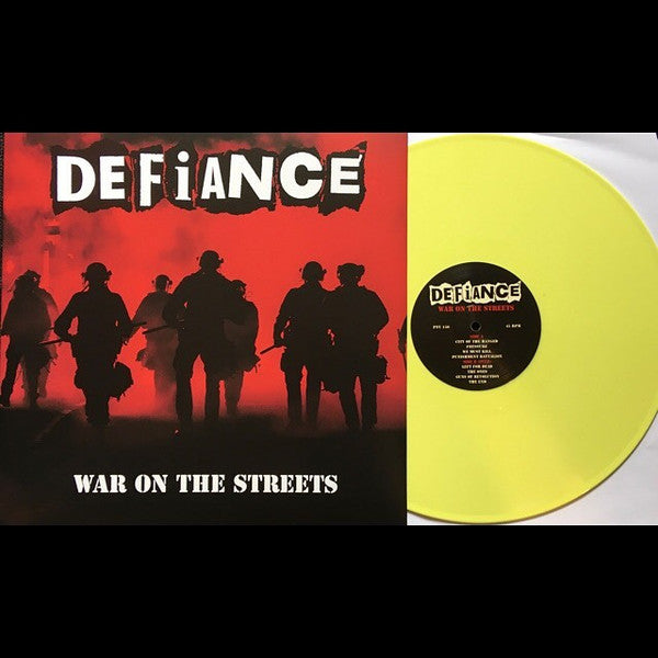 DEFIANCE – War On The Streets LP (yellow vinyl)