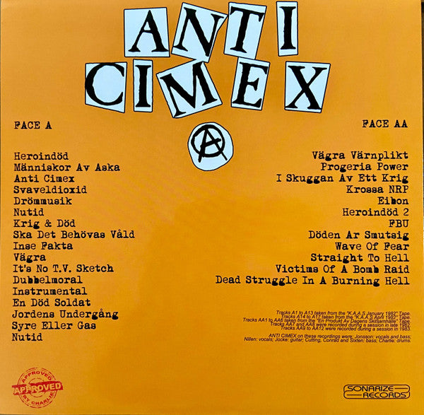 ANTI-CIMEX – The Complete Demos Collection 1982-1983 LP