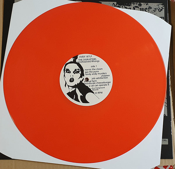 DISRUPTERS – Unrehearsed Wrongs LP (color vinyl)