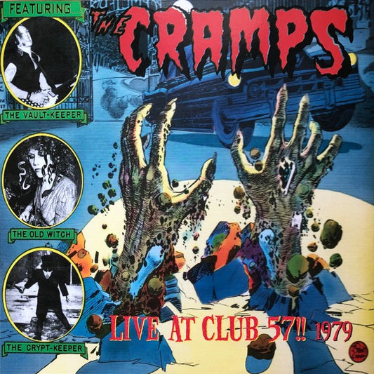 CRAMPS – Live At Club 57!! 1979 LP (color vinyl)