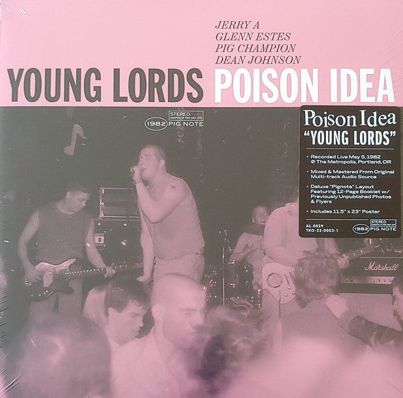 POISON IDEA – Young Lords: Live At The Metropolis, 1982 LP
