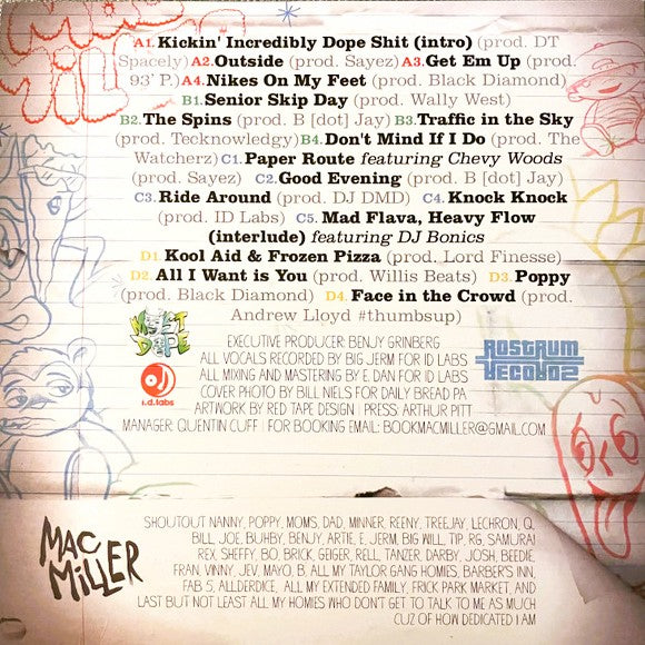 MAC MILLER – K.I.D.S. 2xLP (color vinyl)