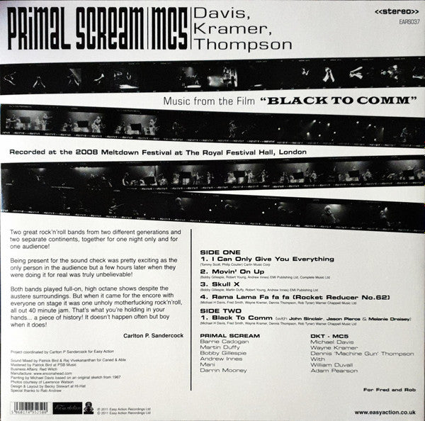 V/A – Music From The Film "Black To Comm" OST LP (red vinyl)