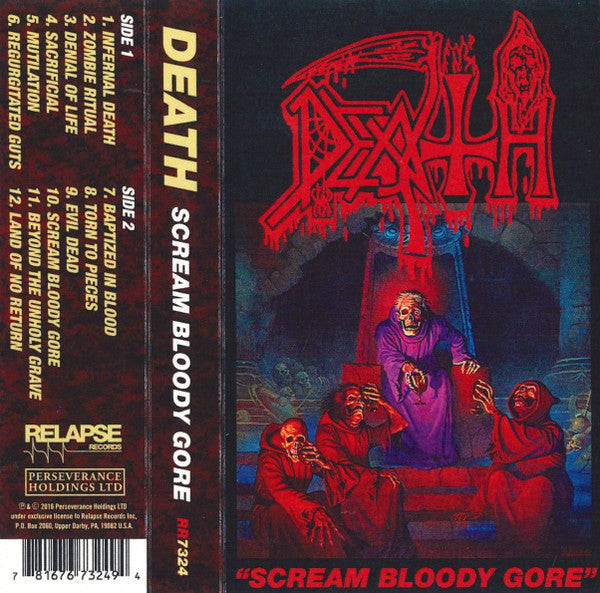 DEATH – Scream Bloody Gore Cassette