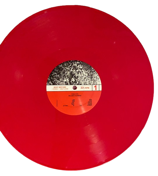 PUBLIC EYE – Relaxing Favorites LP (red vinyl)