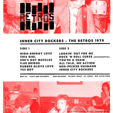 RETROS – Inner City Rockers - The Retros 1979 LP