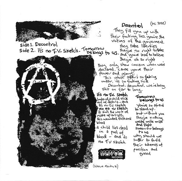 DISCHARGE – Decontrol 7"