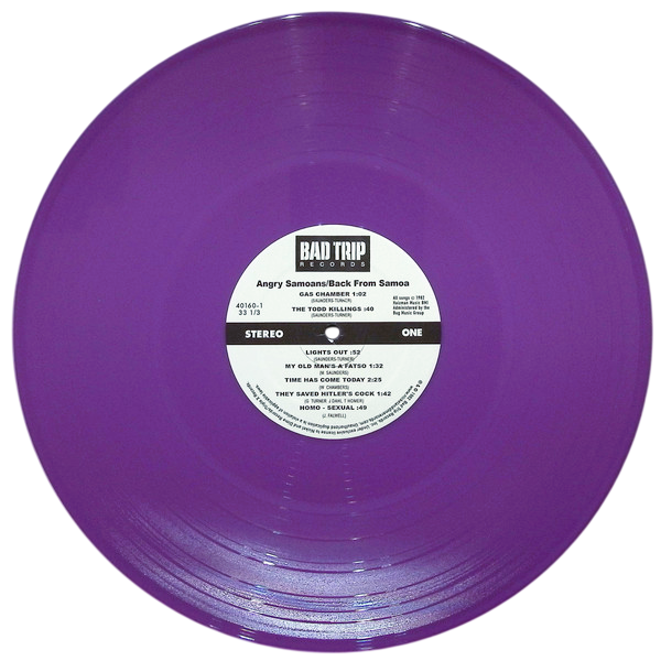ANGRY SAMOANS – Back From Samoa LP (violet vinyl)