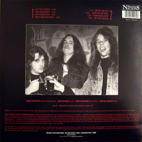 METALLICA – Metal Up Your Ass LP (color vinyl)