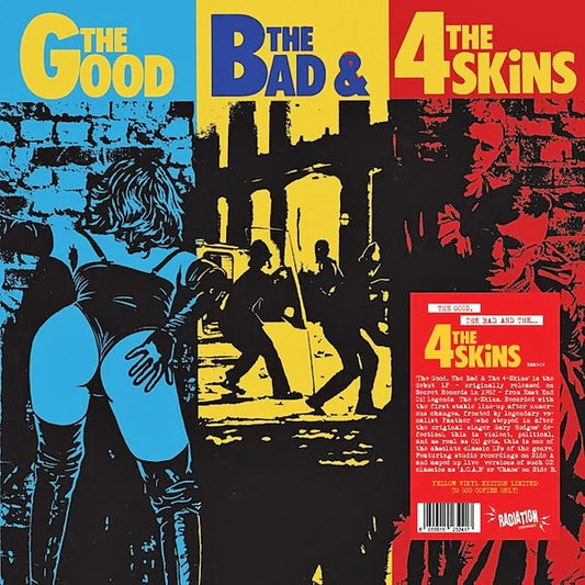 4 SKINS – The Good, The Bad & The 4 Skins LP (yellow vinyl)