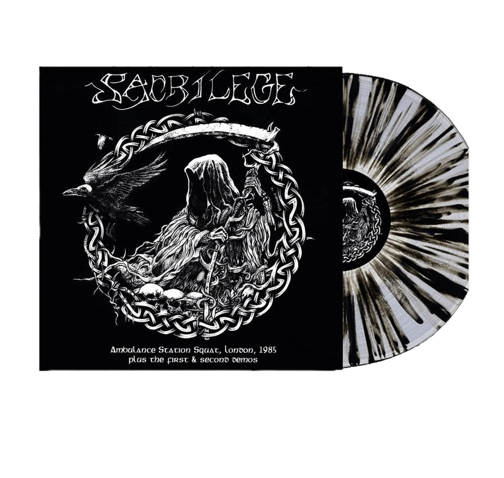 SACRILEGE – Ambulance Station Squat London 1985 LP (clear splatter vinyl)