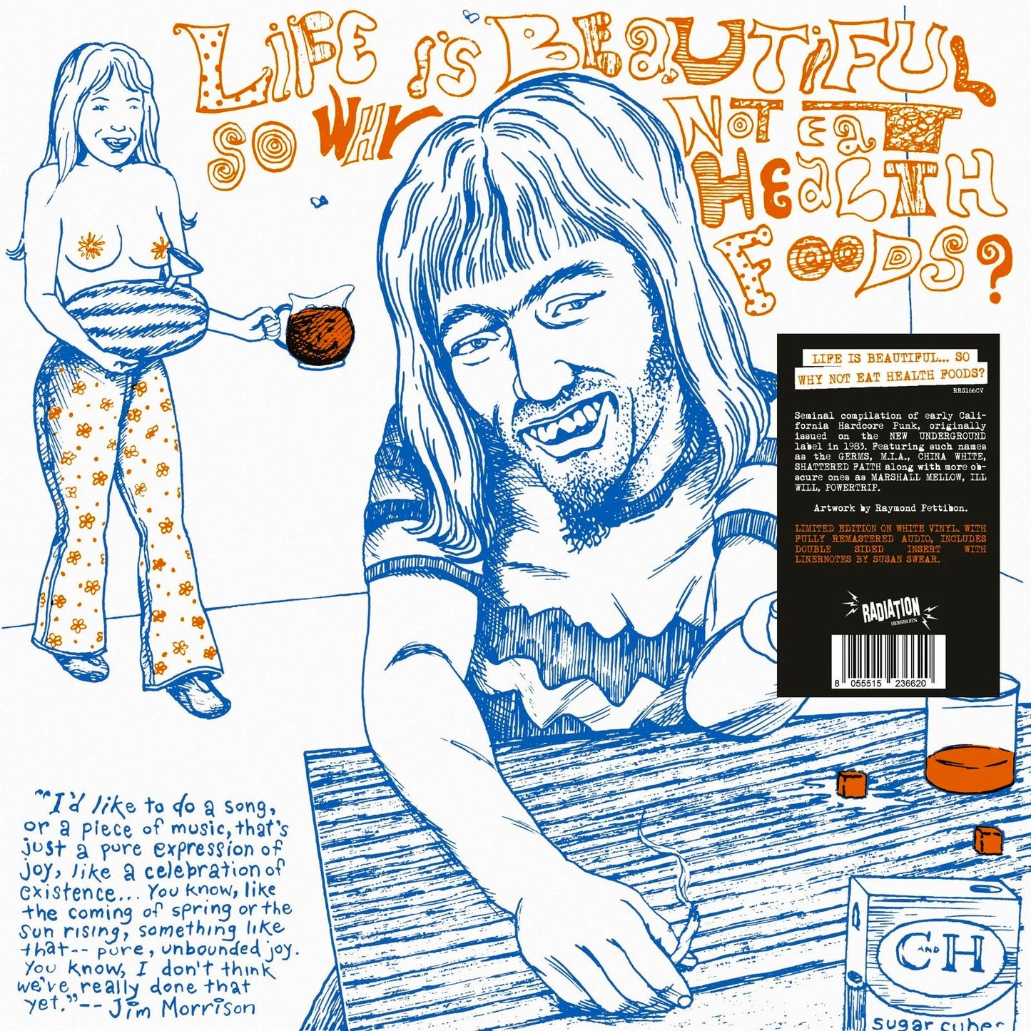 V/A – Life Is Beautiful So Why Not Eat Health Foods? LP (white vinyl)