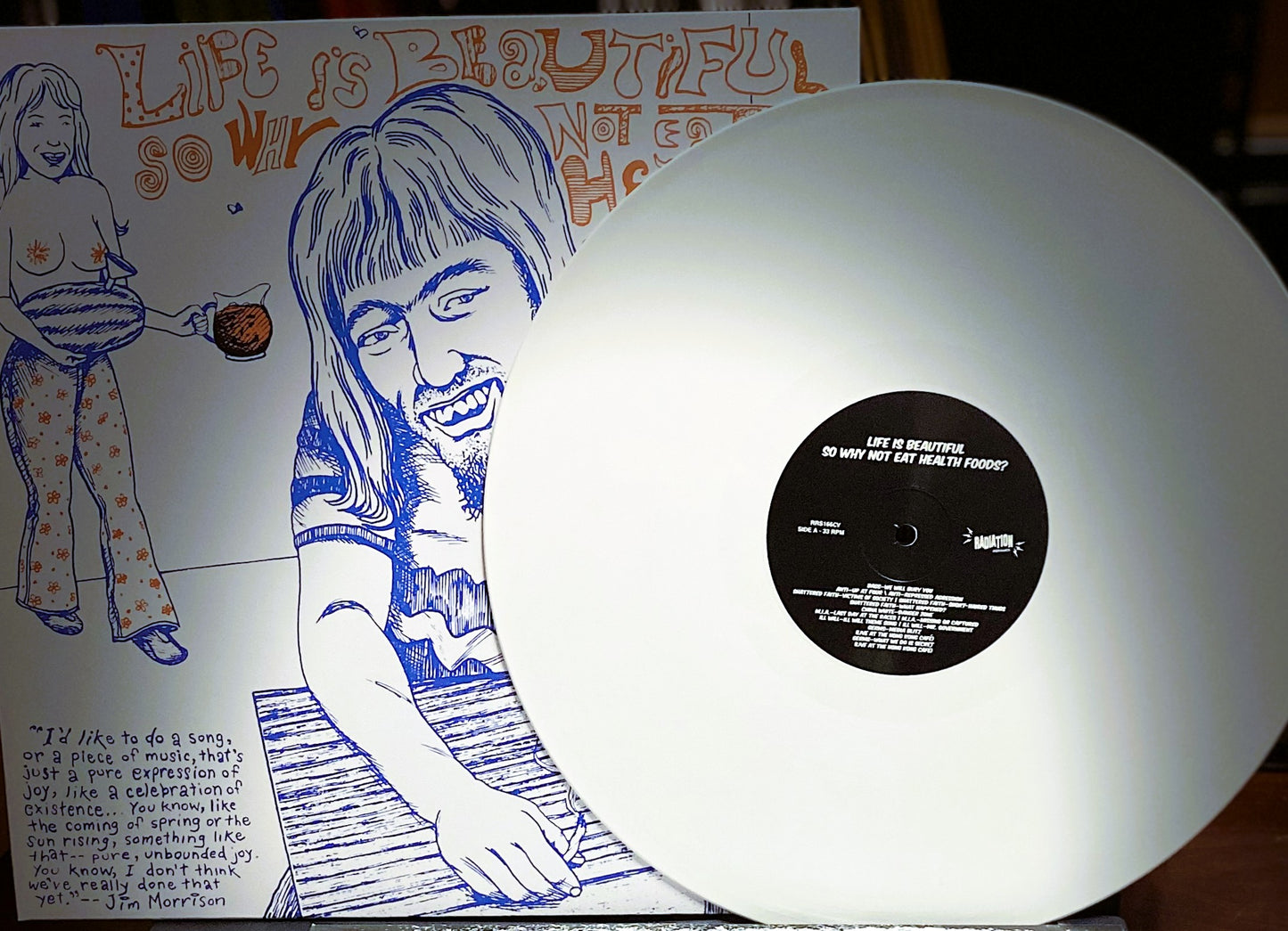 V/A – Life Is Beautiful So Why Not Eat Health Foods? LP (white vinyl)
