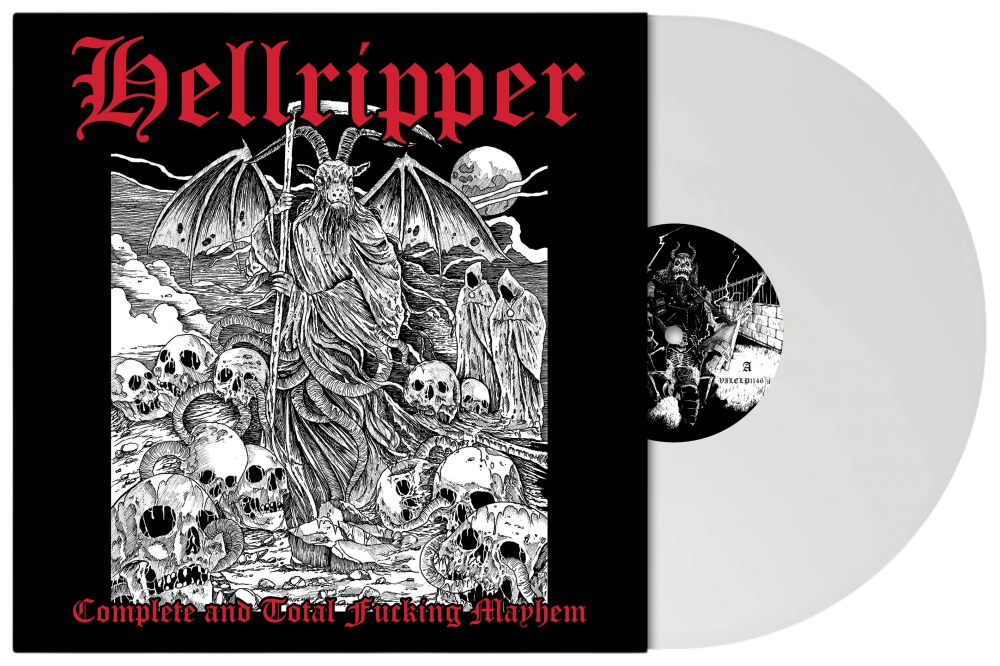 HELLRIPPER – Complete And Total Fucking Mayhem LP (white vinyl)