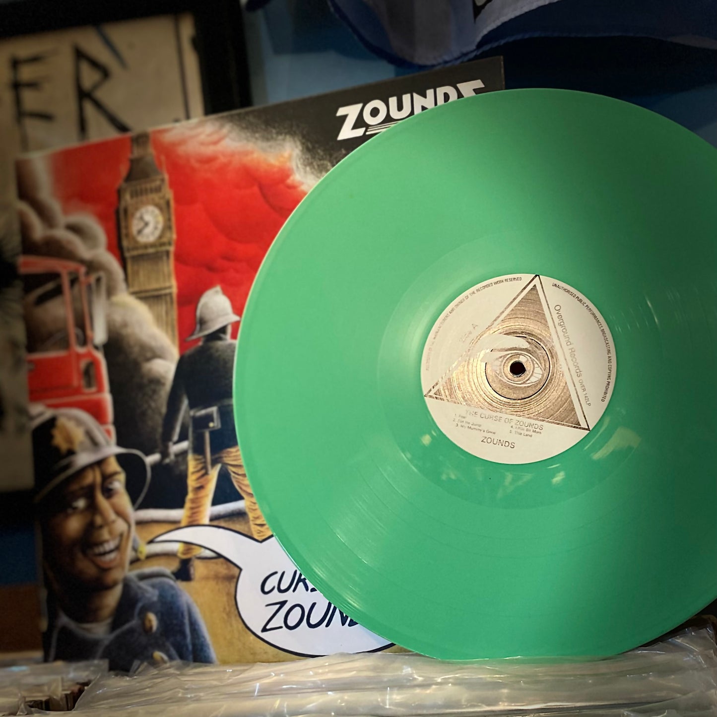 ZOUNDS – The Curse of Zounds LP (mint green vinyl)