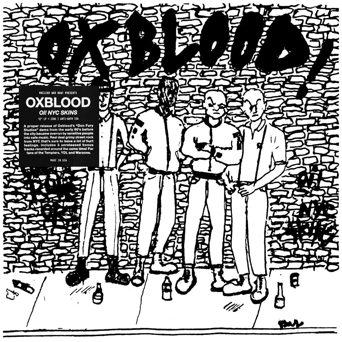 OXBLOOD – Oi! NYC Skins LP