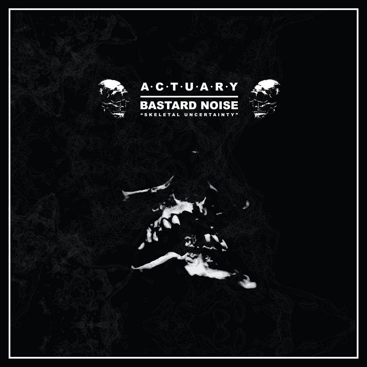 BASTARD NOISE / ACTUARY – Experimental Thinking / Human Horror Hymns LP (marbled color vinyl)