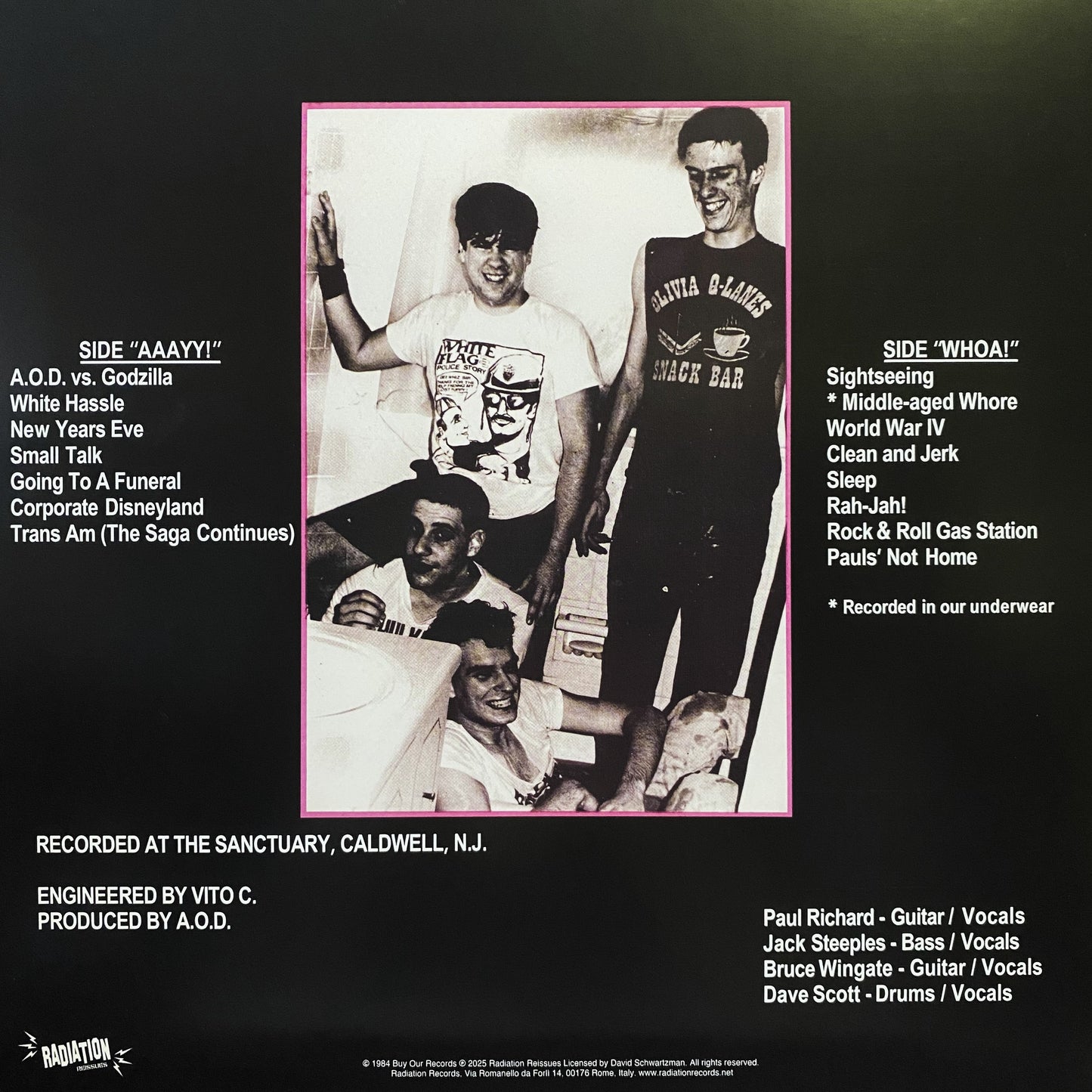 ADRENALIN O.D. – The Wacky Hi-Jinks of Adrenalin O.D. LP (pink vinyl)