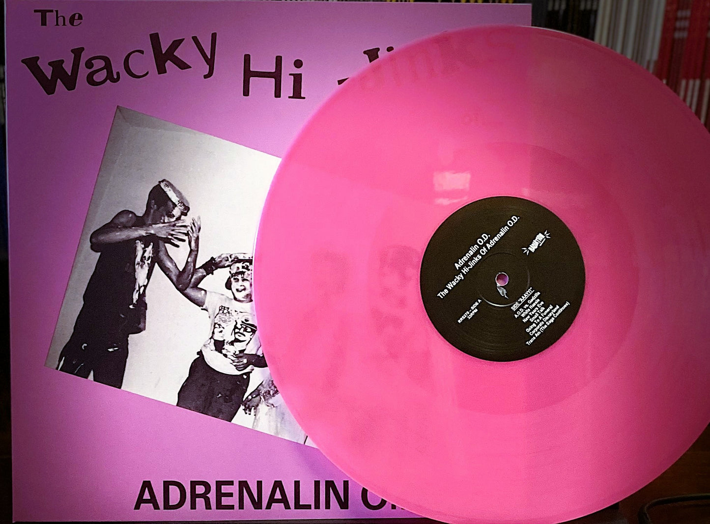 ADRENALIN O.D. – The Wacky Hi-Jinks of Adrenalin O.D. LP (pink vinyl)