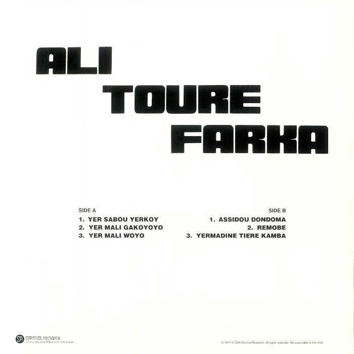 ALI FARKA TOURÉ – S/T LP