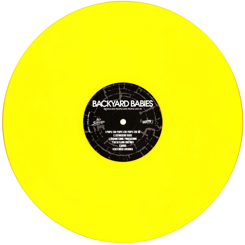 BACKYARD BABIES – People Like People Like People Like Us LP (yellow vinyl)