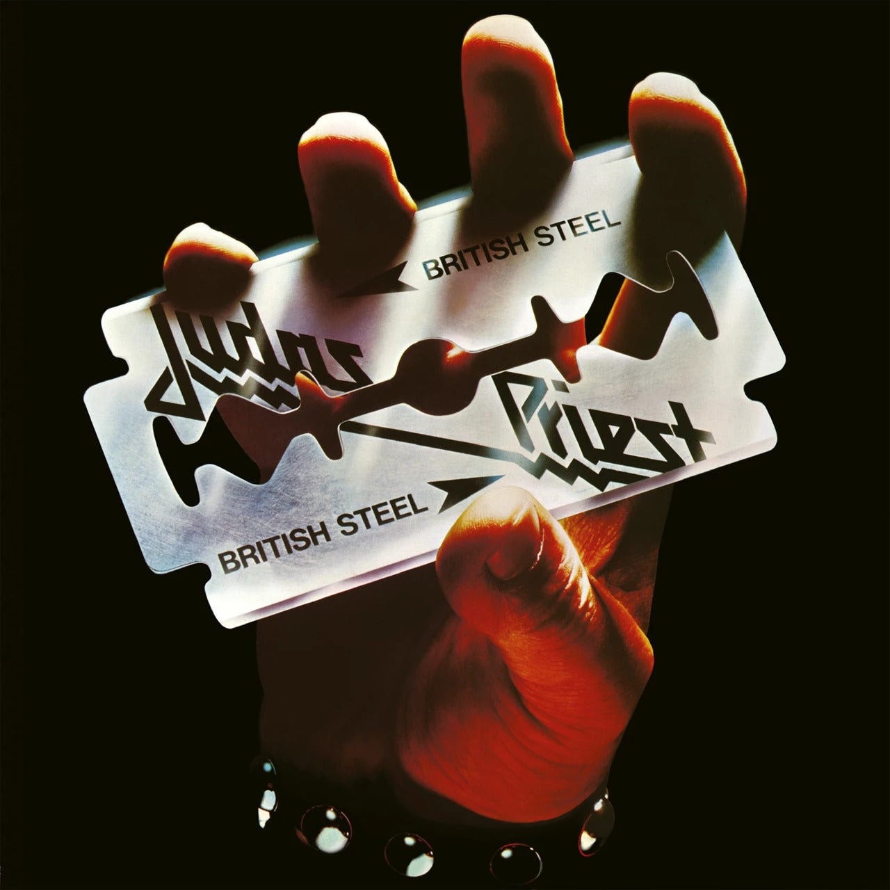 JUDAS PREIST – British Steel LP (black/white splatter vinyl)