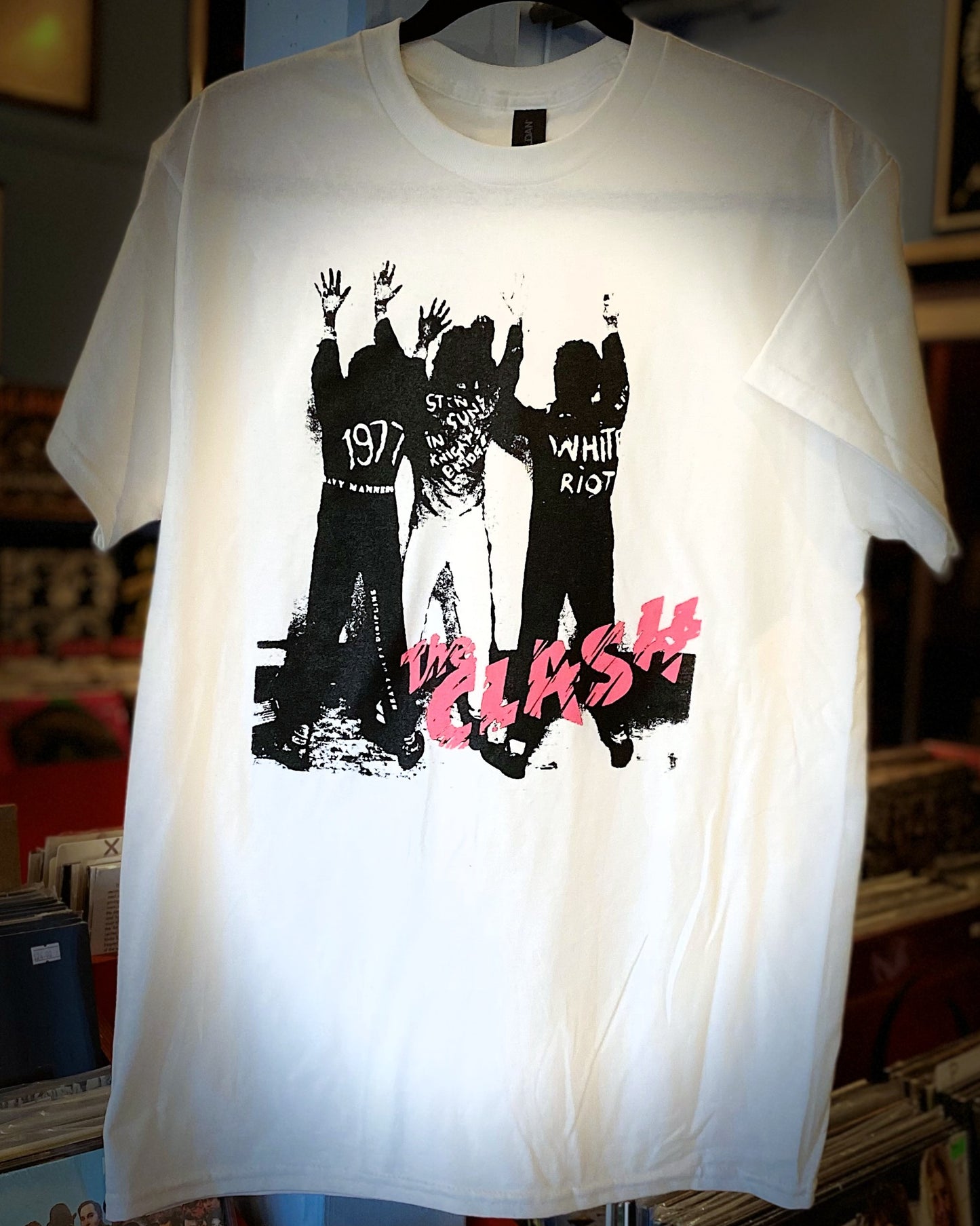 CLASH | White Riot T-Shirt