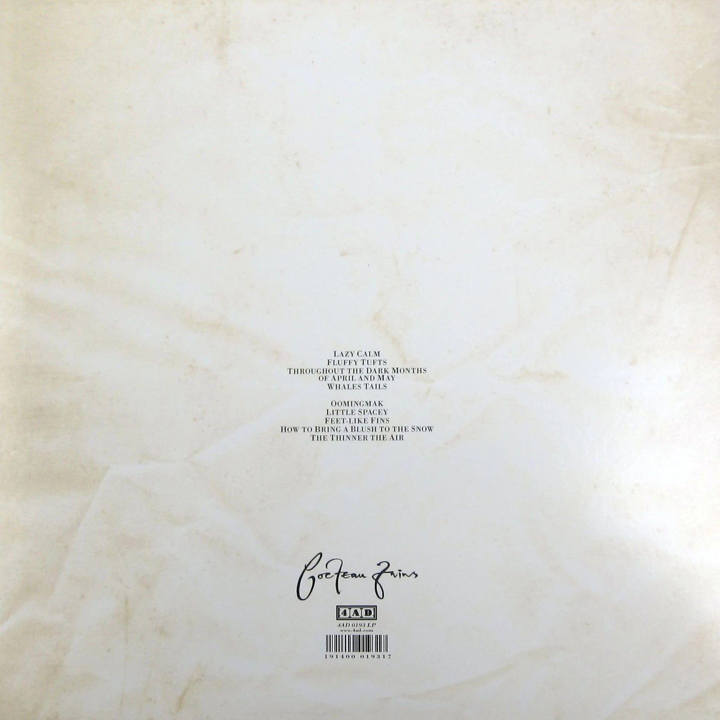 COCTEAU TWINS – Victorialand LP