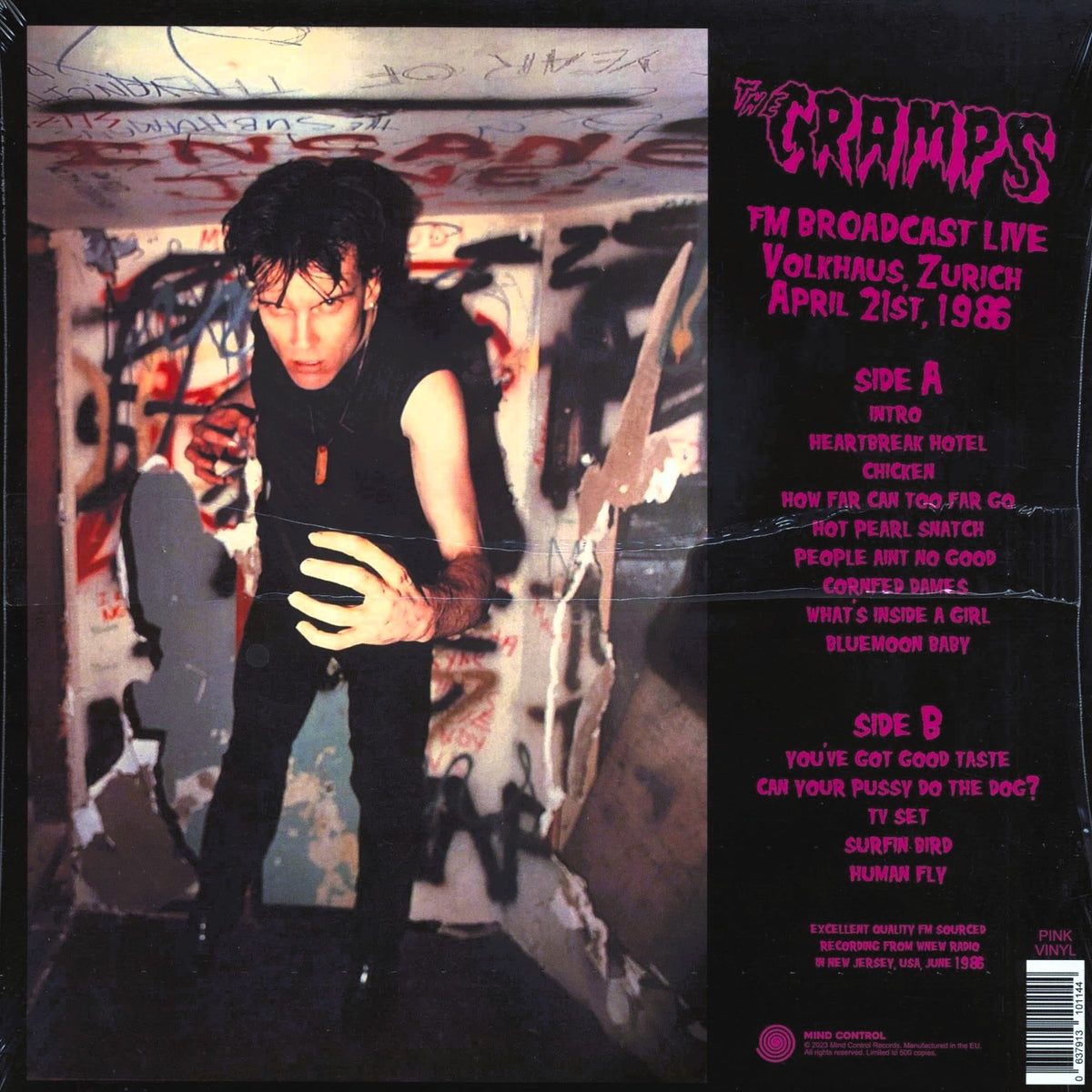 CRAMPS – Hot Pearl Radio Broadcast LP (pink vinyl)