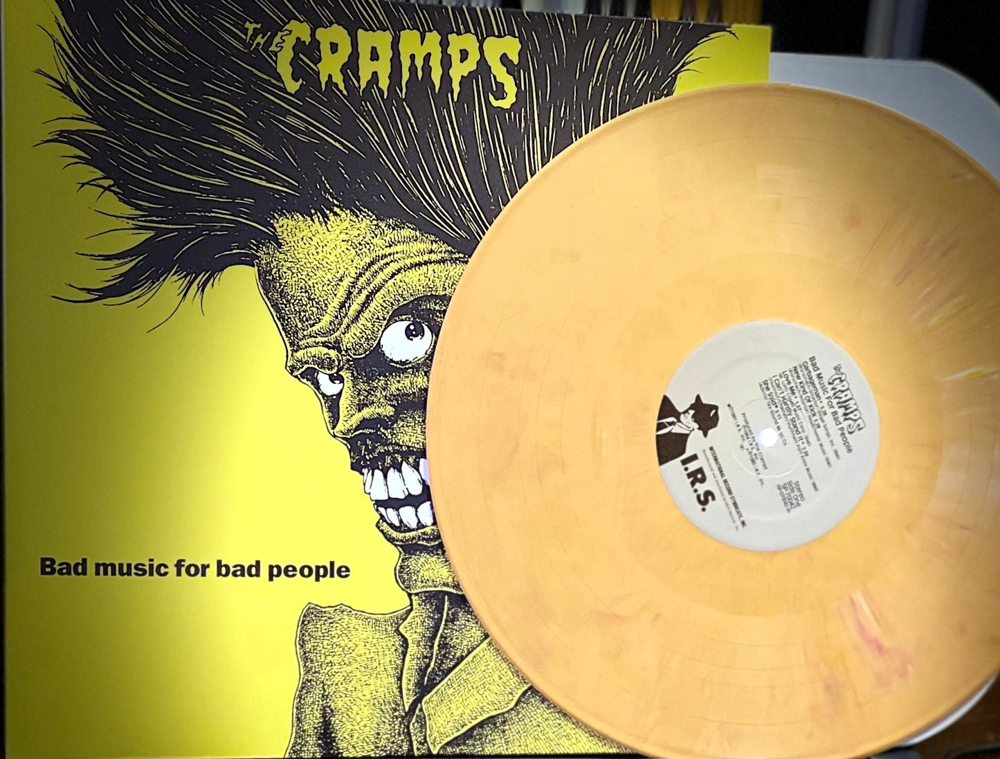 CRAMPS – Bad Music For Bad People LP (color vinyl)