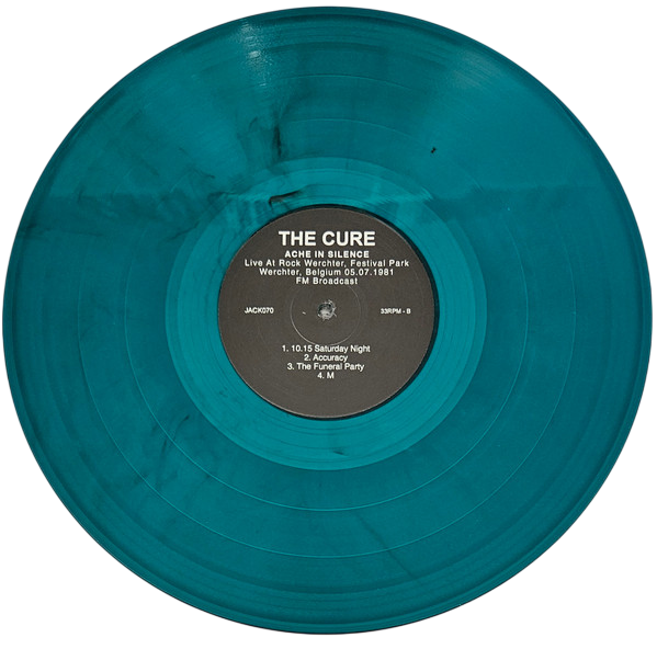 CURE – Ache In Silence • Live At Rock Werchter Festival 1981 2xLP (turquoise vinyl)