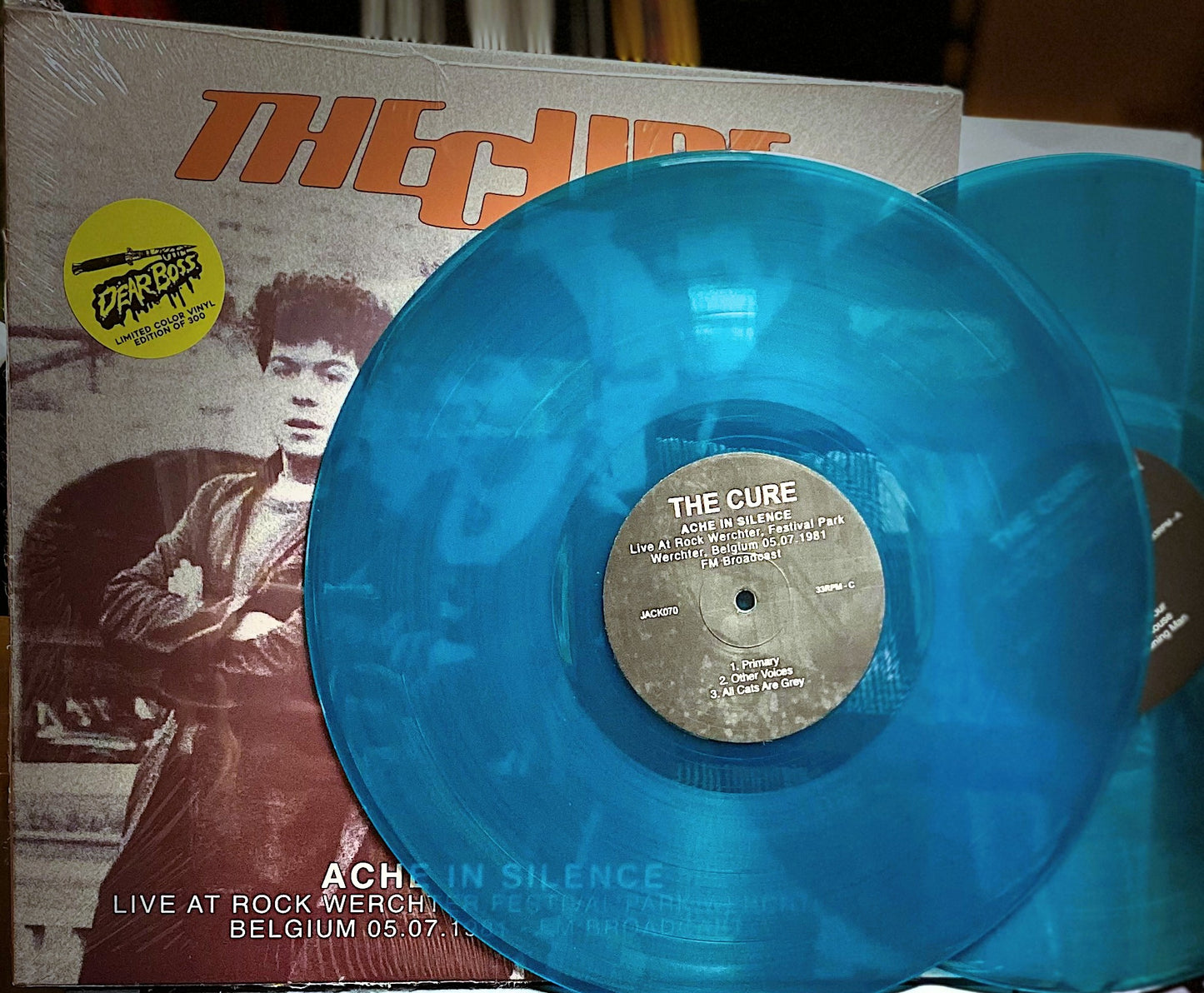 CURE – Ache In Silence • Live At Rock Werchter Festival 1981 2xLP (turquoise vinyl)