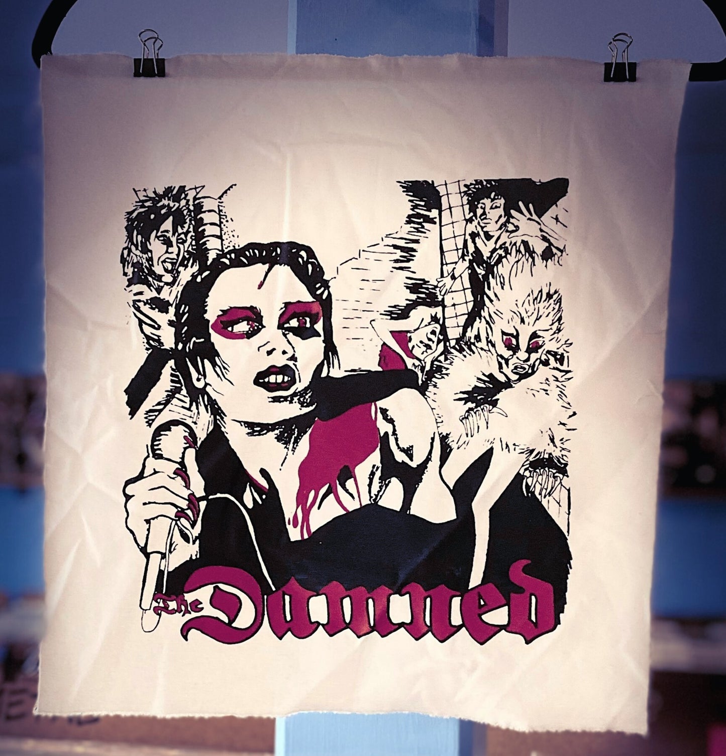 DAMNED | Cartoon Back Patch