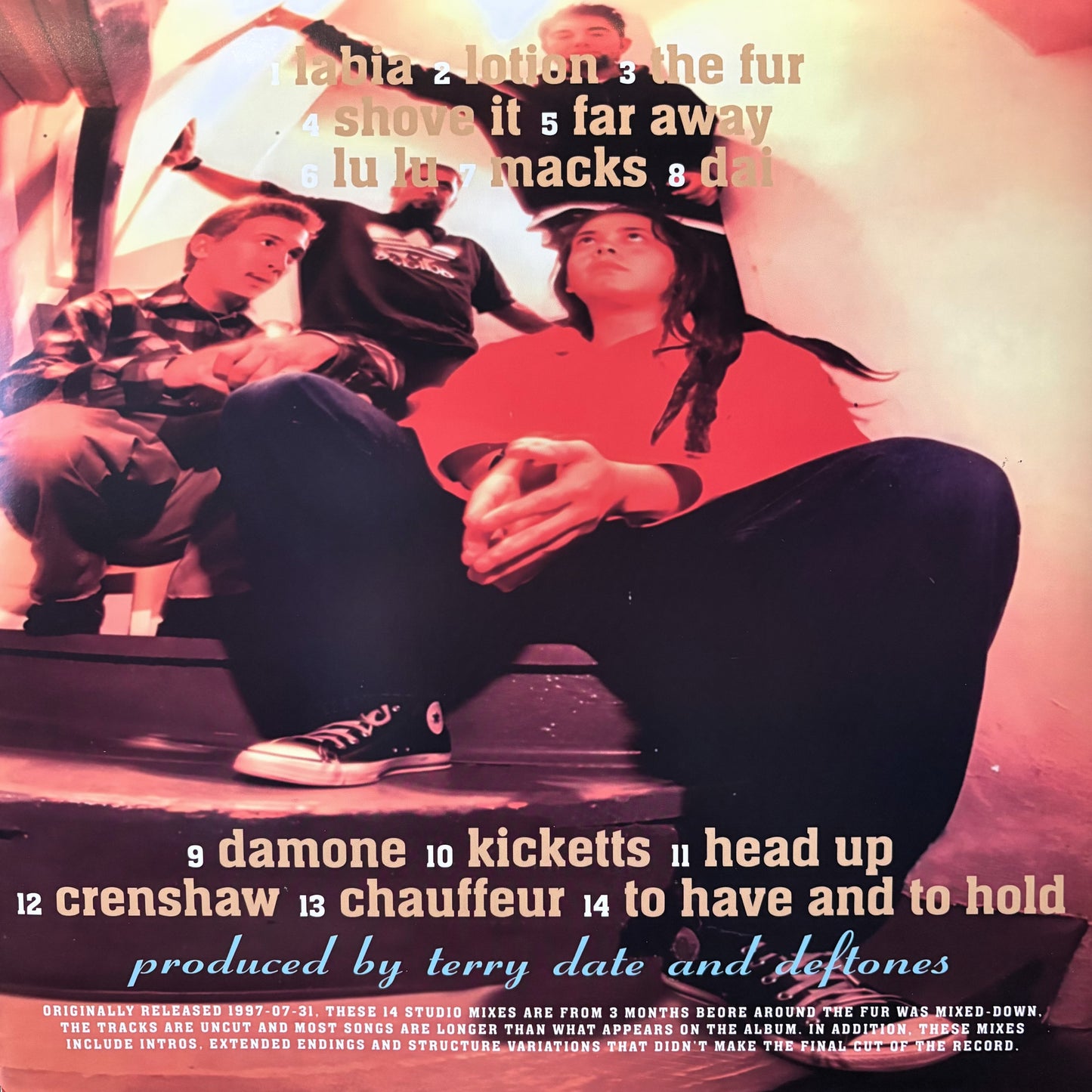 DEFTONES – Around The Fur • 14 Mixes (Uncut Pre-Mix Studio Master) 2xLP