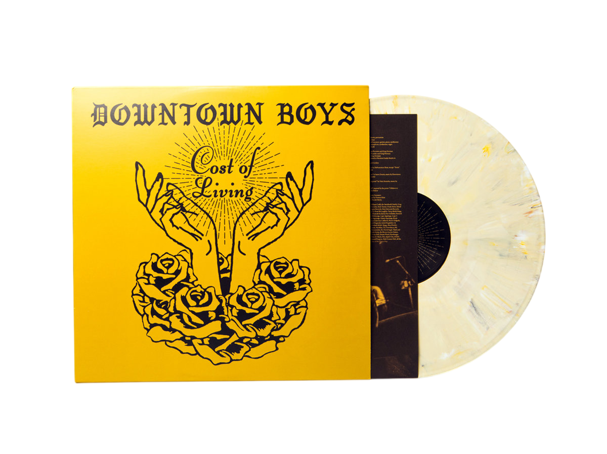 DOWNTOWN BOYS – Cost Of Living LP (gold marbled vinyl)