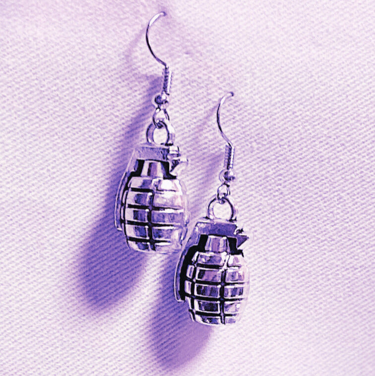 Grenade Earring