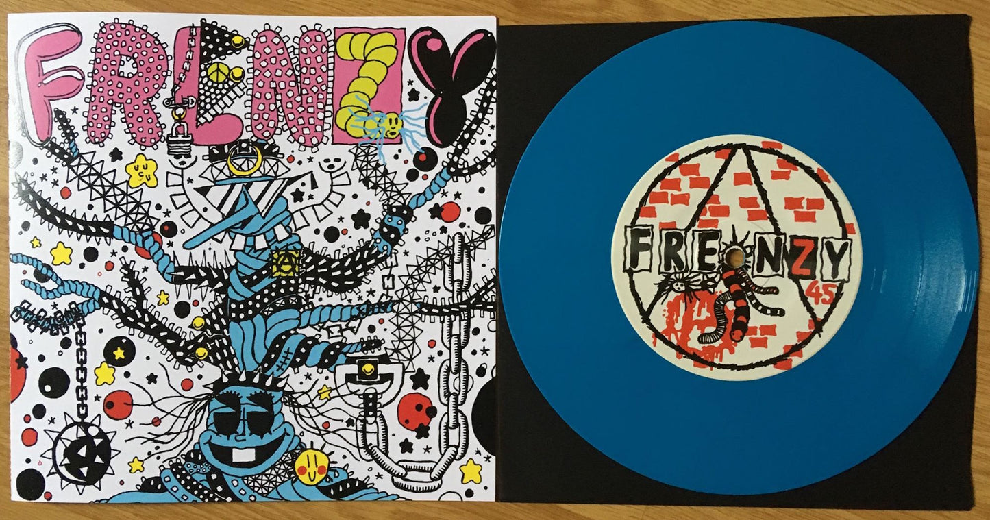 FRENZY – Disconnected 7" (dark turquoise vinyl)