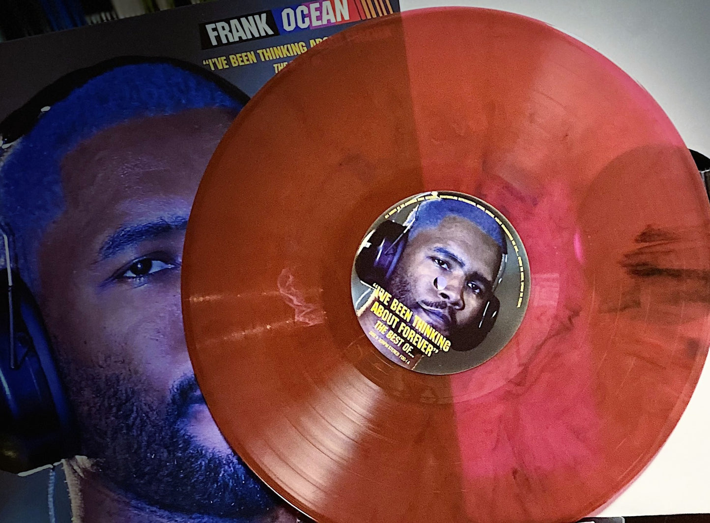 FRANK OCEAN – I've Thinking About Forever • The Best Of LP (red marbled vinyl)