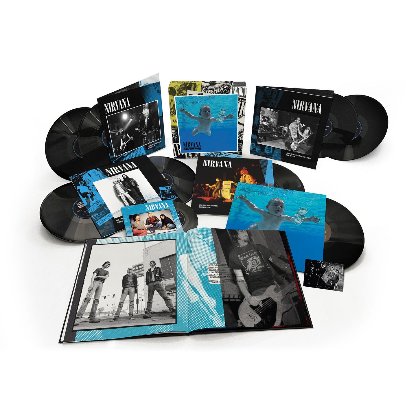 NIRVANA – Nevermind: 30th Anniversary Super Deluxe 8xLP + 7" Box Set w/ Book