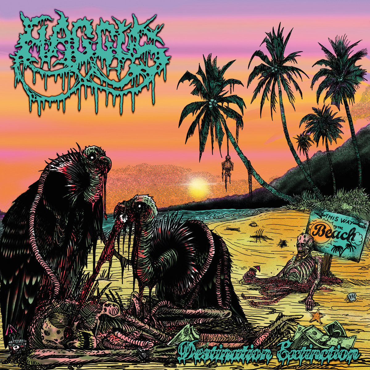 HAGGUS – Destination Extinction LP (color vinyl)