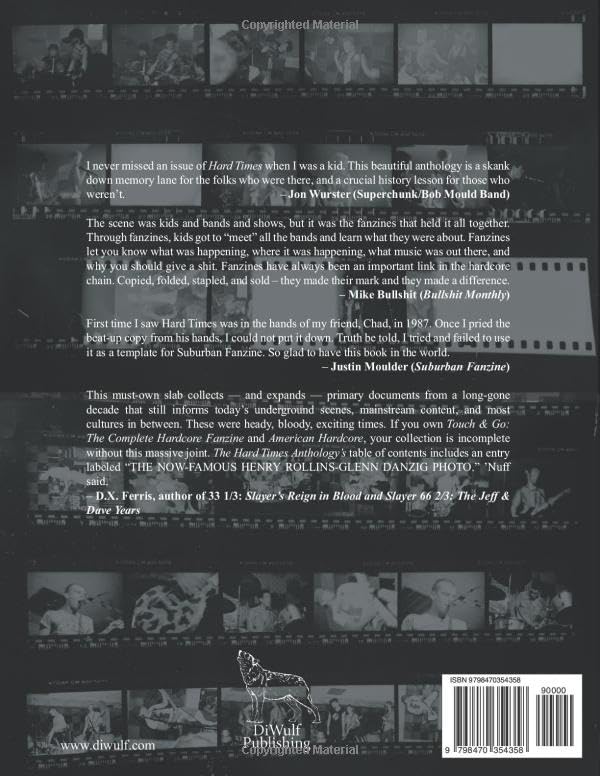 Hard Times Anthology: An Anthology of '80s Punk and Hardcore by Ronald Gregorio & Amy Yates Wuelfing
