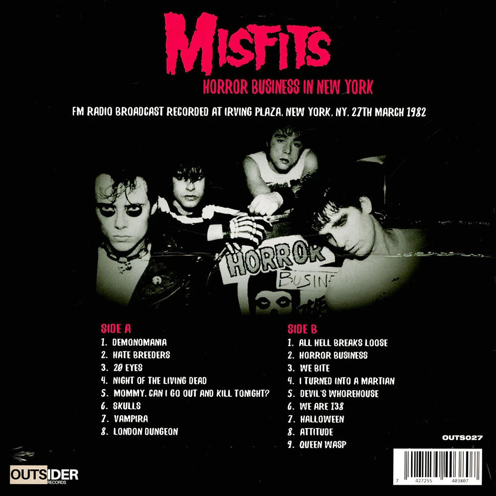 MISFITS – Horror Business In New York LP (violet vinyl)