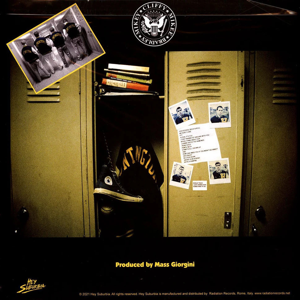 HUNTINGTONS – High School Rock LP (blue/yellow splatter vinyl)