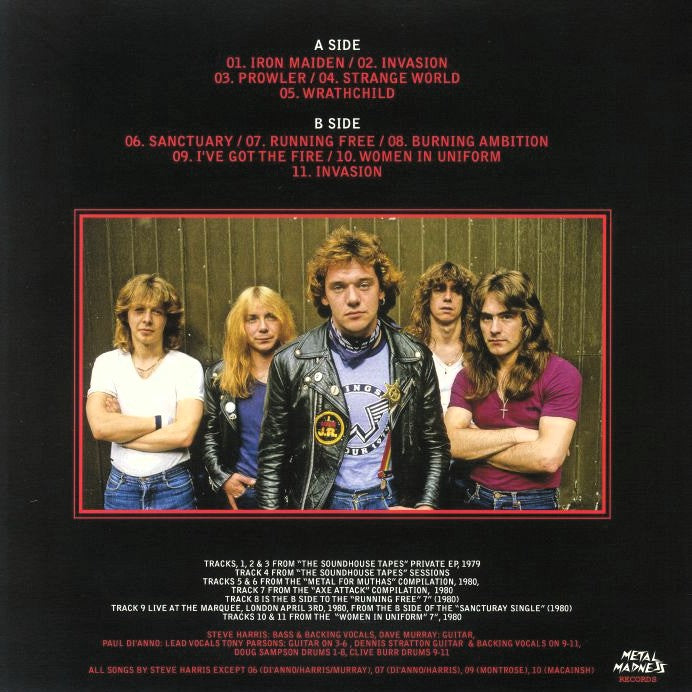 IRON MAIDEN – The Soundhouse Tapes & More LP