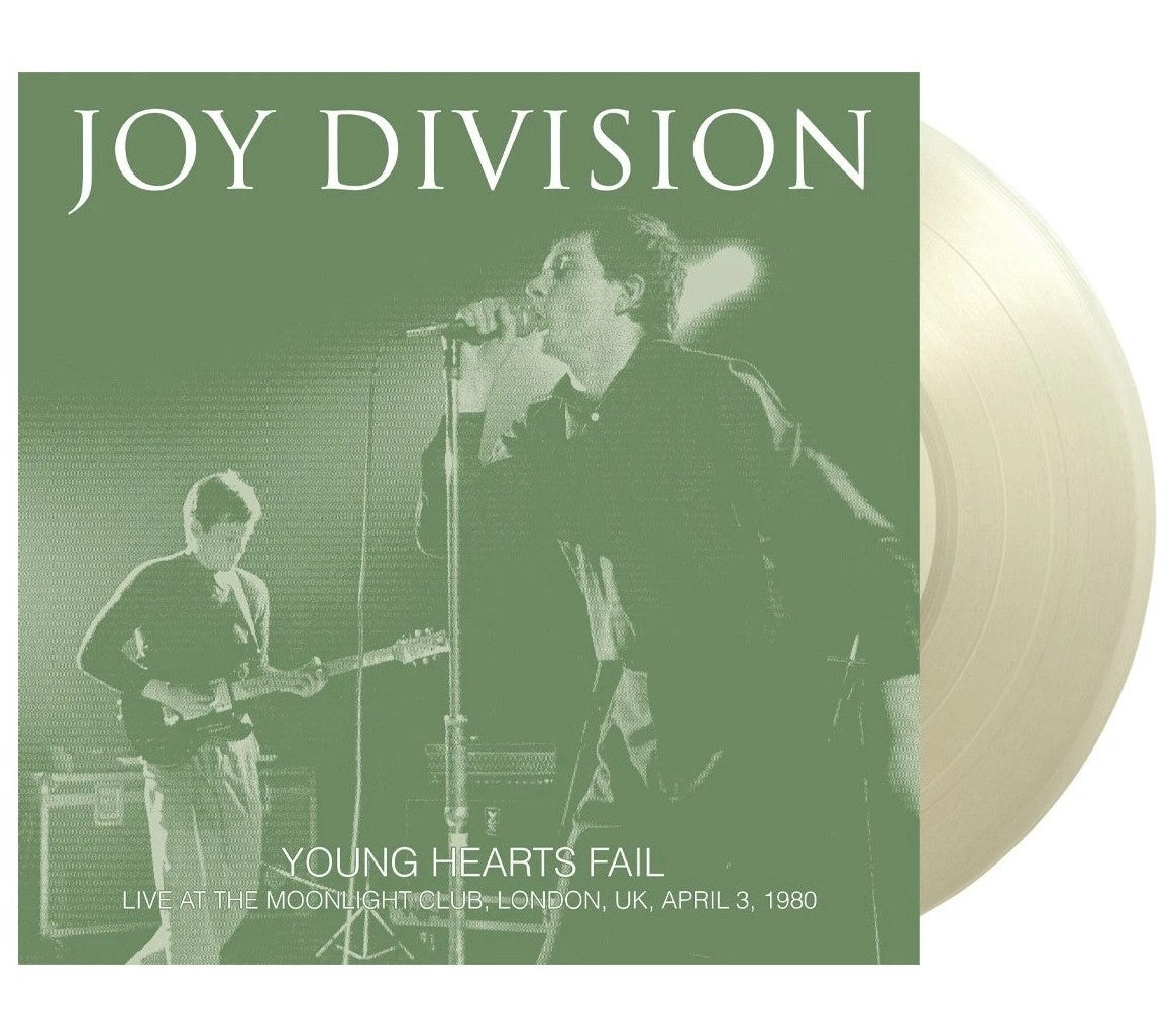 JOY DIVISION – Young Hearts Fail • Live At The Moonlight Club 1980 LP (clear vinyl)