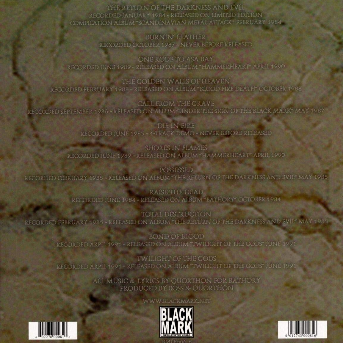 BATHORY – Jubileum Volume II 2xLP