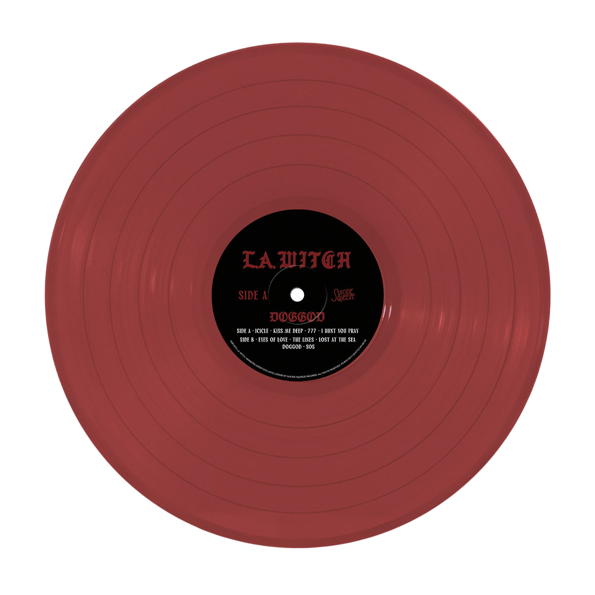 L.A. WITCH – DOGGOD LP (red transparent vinyl)