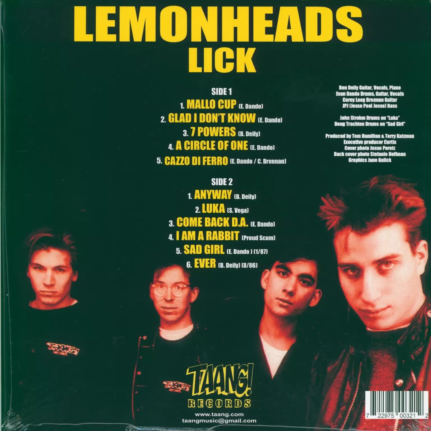 LEMONHEADS – Lick LP